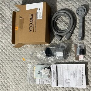 Gray Handheld Shower Head